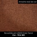 Ver imagem 5 de Poltrona Decorativa Cave Base Giratoria Linho Color Trend Tca 303 Moll