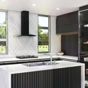 Ver imagem 2 de Coifa de Parede Fogatti com Função Depurador e Exaustor Vidro Curvo Clean 75cm 140w Preto 127v
