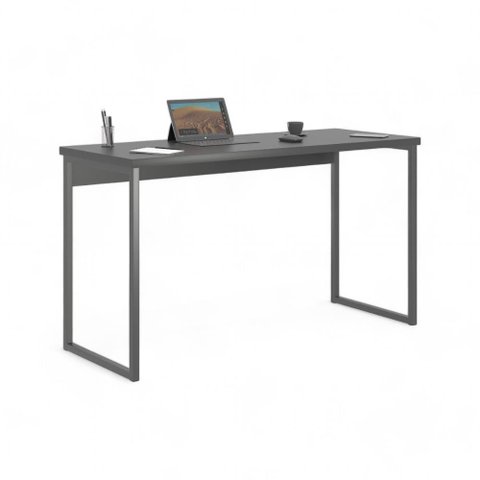 Mesa Home Office Escrivaninha Industriale 1,36 Preta