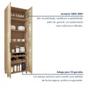 Ver imagem 4 de Cozinha 6 Peças 10 Portas Cristaleira Reflecta 100% MDF Mista
