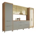 Ver imagem 2 de Cozinha 6 Peças 10 Portas Cristaleira Reflecta 100% MDF Mista