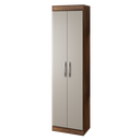 Ver imagem 2 de Guarda-roupa Multiuso Solteiro Compact Castanho/off - Direto Sim