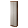 Guarda-roupa Multiuso Solteiro Compact Castanho/off - Direto Sim - 2
