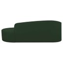 Ver imagem 6 de Divã Recamier Curvo Sala de Estar Recepção Inglaterra 180cm Lado Direito Linho Adj Decor Verde