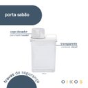 Ver imagem 3 de Porta Sabão em Pó 1,8l Transparente com Copo Dosador e Trava - Oikos