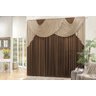 Cortina Livia Decorativa Para Sala Ou Quarto Com Bando Em Tecid - 1