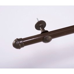 Varão Simples para Cortina de 4 Metros 28mm Kit Completo - 2