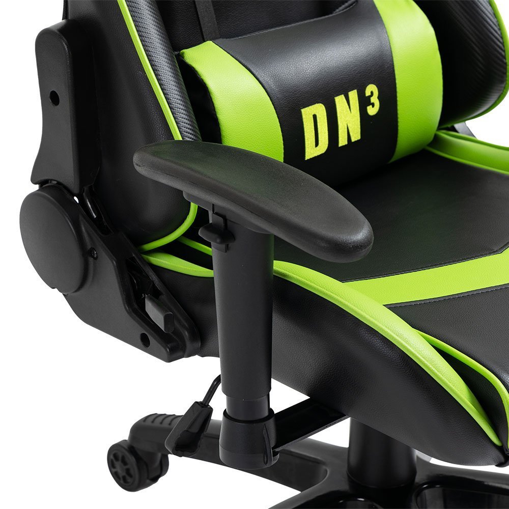 Cadeira Gamer Dn3 Giratória Preto/verde - Draxen - 4
