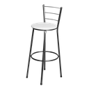 Ver imagem 4 de Banqueta Alta Para Cozinha Epoxi Craqueada Assento Estofado Lamar Design Epoxi Alta Craqueada