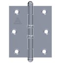 Ver mais imagens de Fechadura para Porta Externa Perfil Aredondado Aço Inox Polido Cromado + Dobradiças Aço Zincado Pino