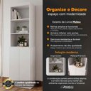 Ver imagem 6 de Estante Malmo Moderno 5 Prateleiras 5 Nichos MDP Branco Mercado Das Prateleiras