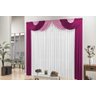 Cortina Esmeralda Quarto Sala 3,00(larg) x 2,50(alt) Pink - 1