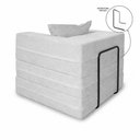Ver imagem 4 de Poltrona Cama Modular Mold Boucle Prata 100% Espuma D28 Linho Cinza Claro Loja Sheep