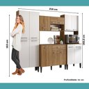 Ver imagem 7 de Armário de Cozinha Compacta Arizona Fit Carraro Carvalho com Branco