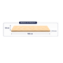 Ver imagem 2 de Compensado de Pinus Naval (160cm x 54cm x 10mm)