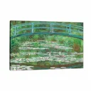 Ver imagem 1 de Quadro Decorativo Canvas Claude Monet The Japanese Footbridge 95x63cm no Chassi