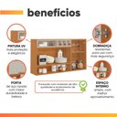 Ver imagem 4 de Armário de Cozinha Aéreo 1,20m 2 Portas com Nicho e Garrafeiro Núbia Itatiaia