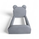 Ver imagem 2 de Cama Montessoriana Juvenil Soft Segura e Confortável para Quarto Infantil com Grade - Cinza