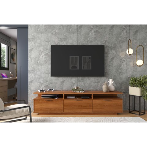 Bancada Grande Pata Tv Sala de Estar Marrocos Lukaliam:jequitiba