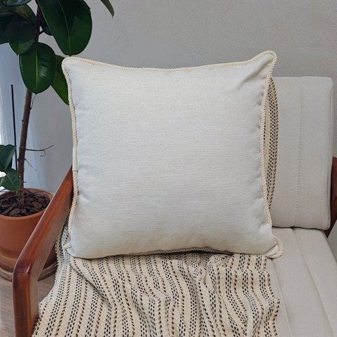 Almofada Atelier Cordão Off White 50 x 50