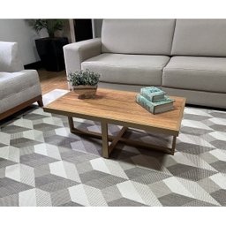 Mesa de Centro Retangular Paris Dourado Mdf + Cores - 3