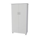 Ver imagem 1 de Armário Alto para Escritório Polar com Prateleiras com 2 Portas com Chave Cinza