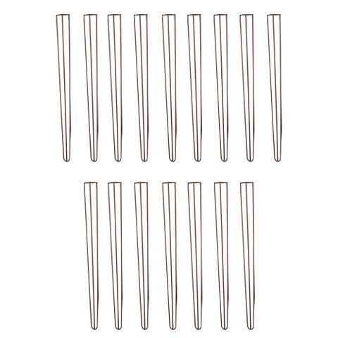 Kit 16 Pés de Metal 90 CM Hairpin Legs Aparador e Mesa de Canto Bronze