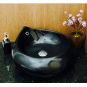Ver imagem 2 de Cuba de louça preta gota de sobrepor ceramica