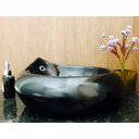 Ver imagem 3 de Cuba de louça preta gota de sobrepor ceramica