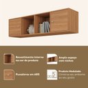 Ver imagem 5 de Nicho Aéreo 2 Portas 1 Prateleira Yara Yescasa