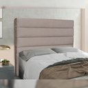 Ver imagem 5 de Cabeceira Decorativa Queen Size 1,60M Guess Linho Areia - Gran Belo