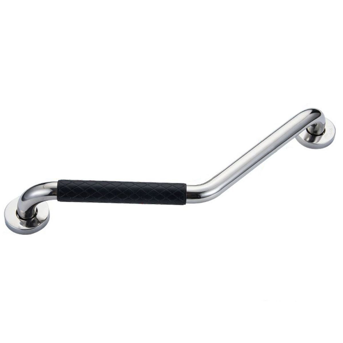 Barra Alça Apoio Angular Inox 25x25cm Antiderrapante Acessibilidade Pcd Idoso Gestante Criança Supor - 3