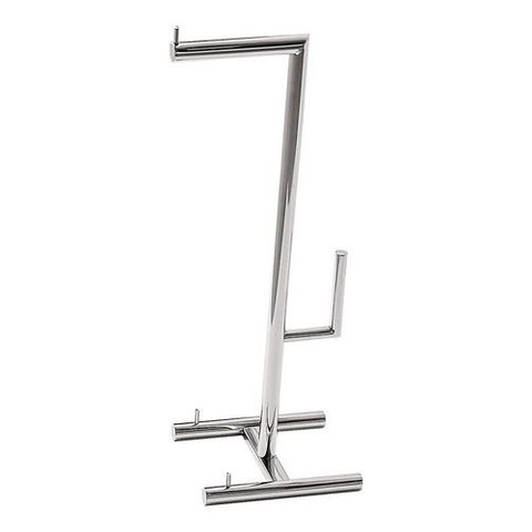 Papeleira de Piso c/ Revisteiro + Reserva Inox - Kromus ME0209