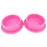 Kit 2 Comedouro Bebedouro N4 Anti Formiga Pet Cor: Rosa - 2