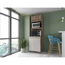 Ver imagem 1 de Armário de Cozinha Torre Quente - Naturale / Off White