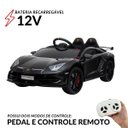 Ver imagem 4 de Mini Carro Elétrico Infantil Lamborghini Aventador Svj 12v Controle Importway Bw303 Licenciado