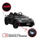 Ver imagem 5 de Mini Carro Elétrico Infantil Lamborghini Aventador Svj 12v Controle Importway Bw303 Licenciado