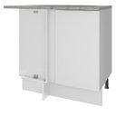 Ver imagem 1 de Balcão de Canto Madesa Stella 1 Porta Branco Cor:Branco
