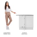 Ver imagem 5 de Balcão de Canto Madesa Stella 1 Porta Branco Cor:Branco