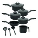 Ver imagem 1 de Conjunto de Panelas Cerâmica 9 Peças Fogão Indução Cooktop