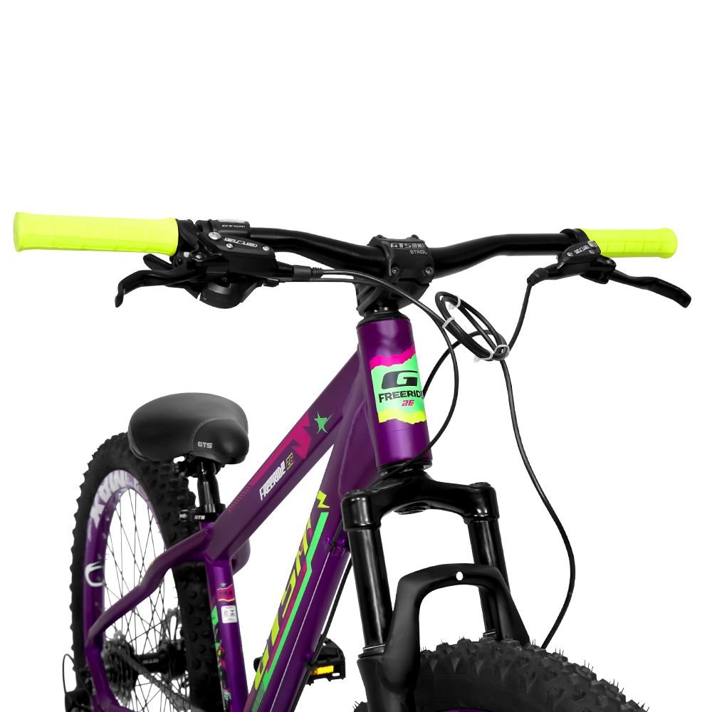 Bicicleta Freeride Gts Aro 26 Freio Hidráulico 7 Marchas | Gtsm1 Freeride - 4