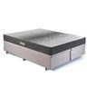 Cama Baú Queen 158x198 Suede Bege com Dual Firm Espuma Ecoflex - 9