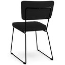 Ver mais imagens de Cadeira Decorativa Estofada Para Sala De Jantar Allana L02 Suede Preto - Lyam Decor