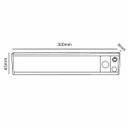 Ver imagem 5 de Luminária Barra LED 1,5W c/ Sensor Movimento 30cm Recarregável Multicor Armário Quarto ST3291