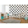 Papel de Parede Adesivo Poás Bolinhas Pretas Fundo Branco - 3