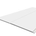 Ver imagem 3 de Painel Lambri Cabeceira King 180x203cm MDF Autoadesivo Parede: Branco