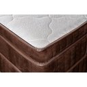 Ver imagem 1 de Colchão King GENKI KENKO Terapêutico Molas Ensacadas Massagem Size Suede Cor:Tabaco