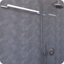 Ver imagem 3 de Suporte Porta Toalhas De Banho Branco e Cromo Empire