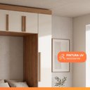 Ver imagem 6 de Guarda Roupas Modulado Closet Quarto Completo 6 Portas com Espaço para Cama Solteiro 0,88m Madrid