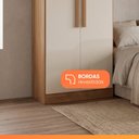Ver imagem 7 de Guarda Roupas Modulado Closet Quarto Completo 6 Portas com Espaço para Cama Solteiro 0,88m Madrid
